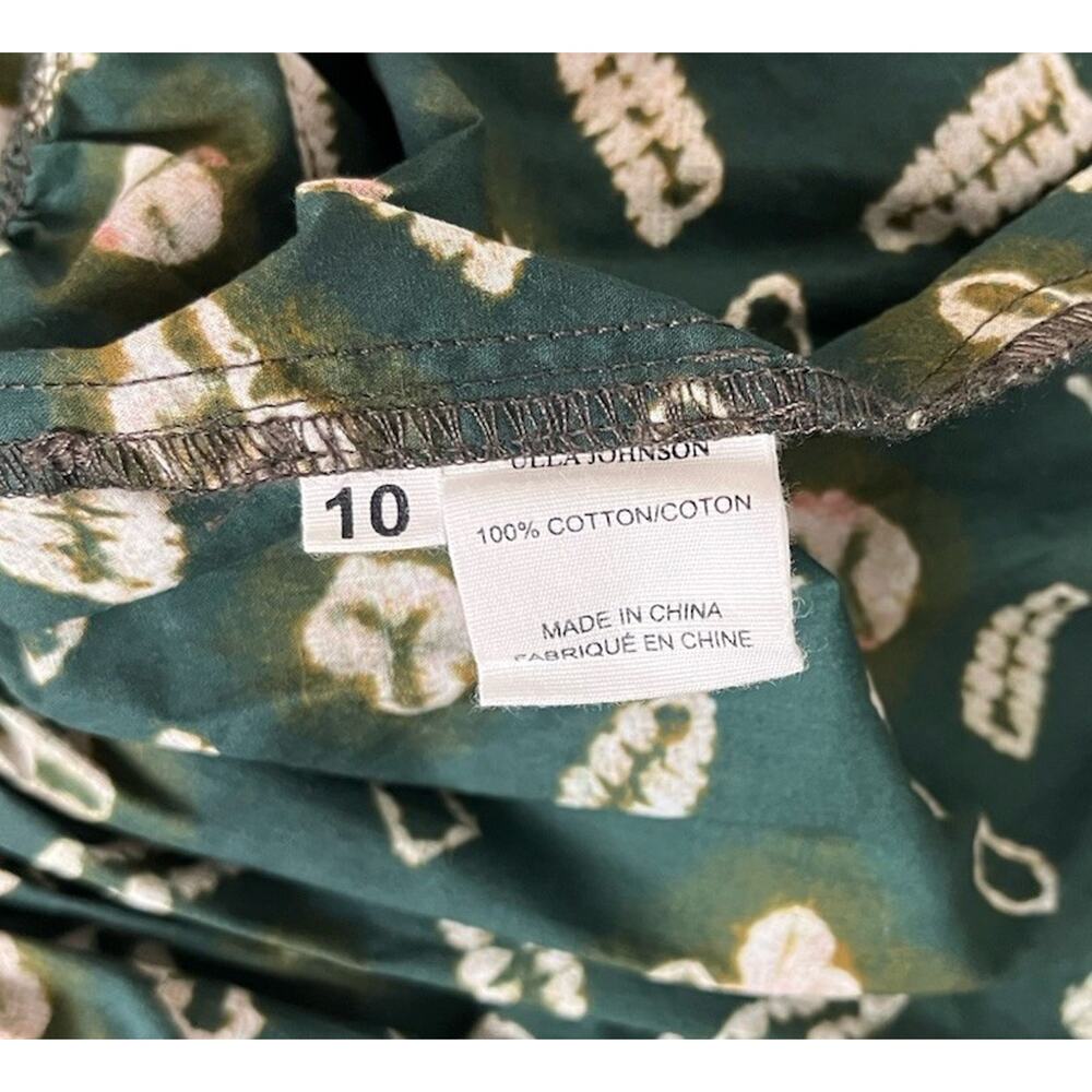Ulla Johnson Miranda Jasper Ruffle Mini Dress Belted Boho Cottagecore Size 10 - Picture 7 of 7